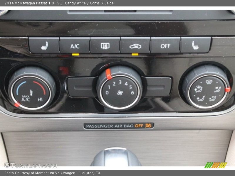 Candy White / Cornsilk Beige 2014 Volkswagen Passat 1.8T SE