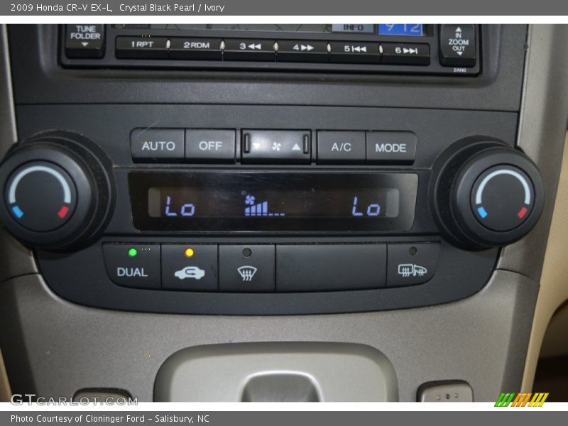 Crystal Black Pearl / Ivory 2009 Honda CR-V EX-L