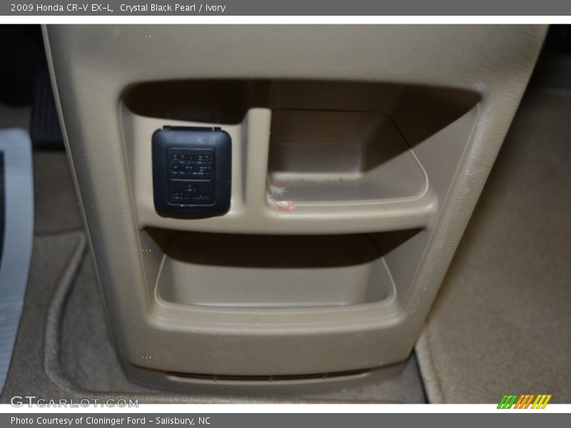 Crystal Black Pearl / Ivory 2009 Honda CR-V EX-L