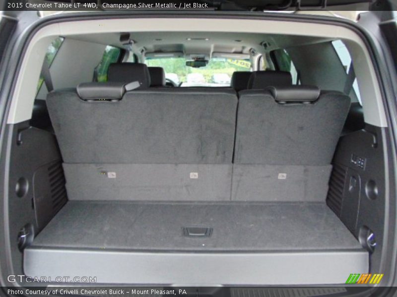 Champagne Silver Metallic / Jet Black 2015 Chevrolet Tahoe LT 4WD
