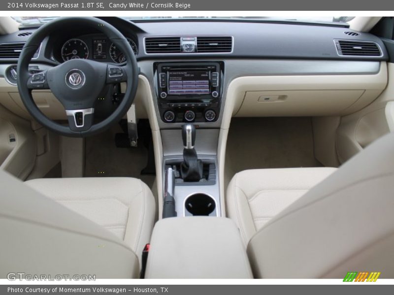 Candy White / Cornsilk Beige 2014 Volkswagen Passat 1.8T SE