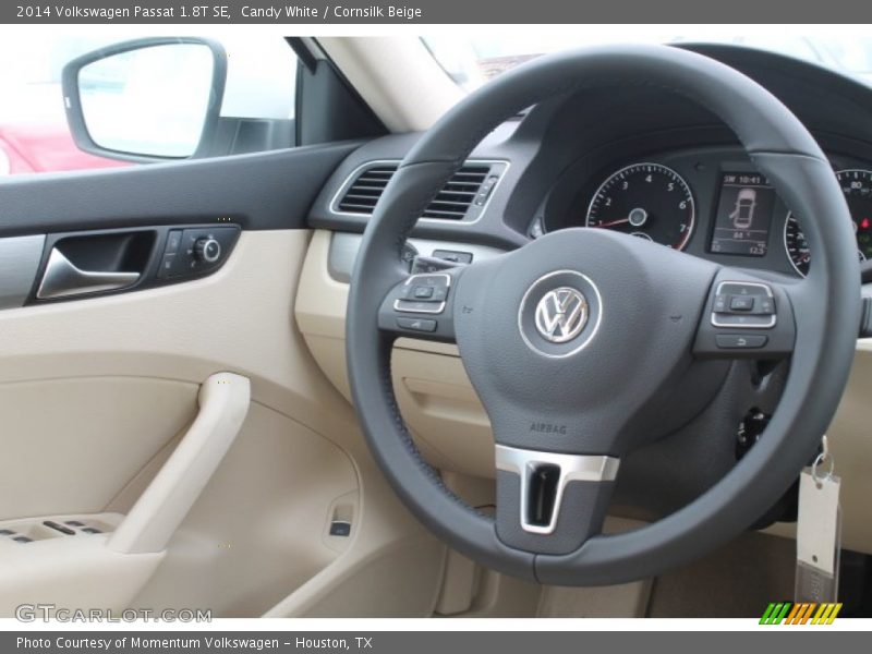 Candy White / Cornsilk Beige 2014 Volkswagen Passat 1.8T SE