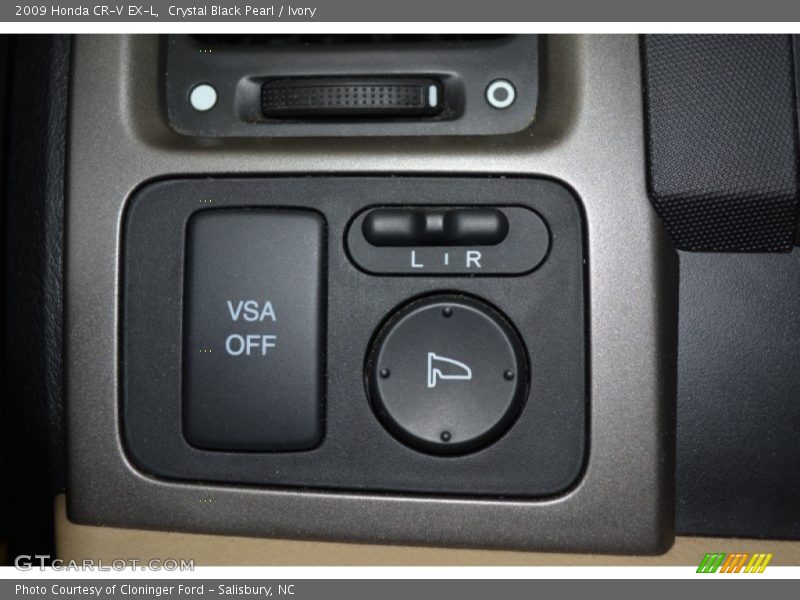 Crystal Black Pearl / Ivory 2009 Honda CR-V EX-L
