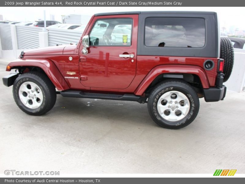  2009 Wrangler Sahara 4x4 Red Rock Crystal Pearl Coat