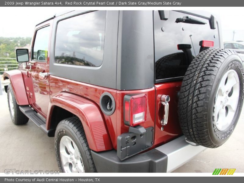 Red Rock Crystal Pearl Coat / Dark Slate Gray/Medium Slate Gray 2009 Jeep Wrangler Sahara 4x4