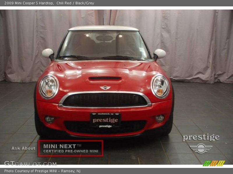 Chili Red / Black/Grey 2009 Mini Cooper S Hardtop
