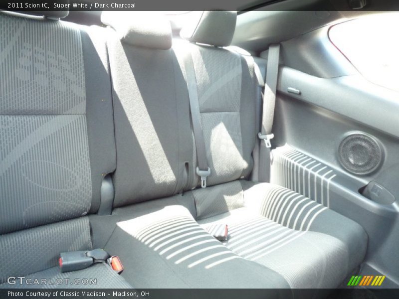 Super White / Dark Charcoal 2011 Scion tC