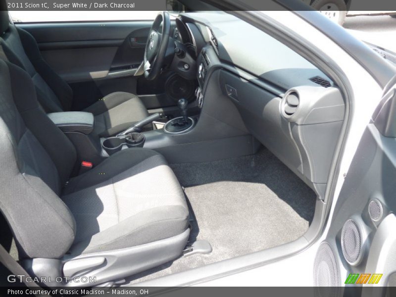 Super White / Dark Charcoal 2011 Scion tC