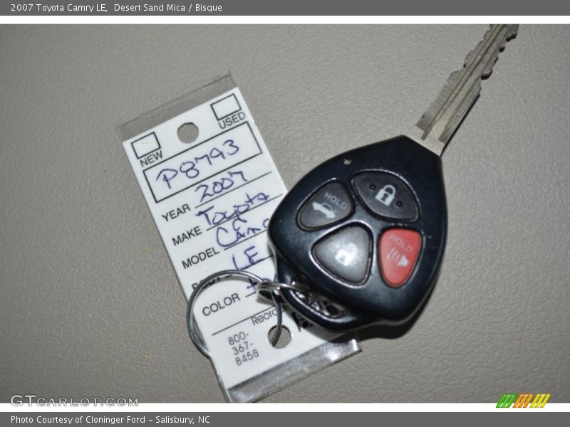 Desert Sand Mica / Bisque 2007 Toyota Camry LE