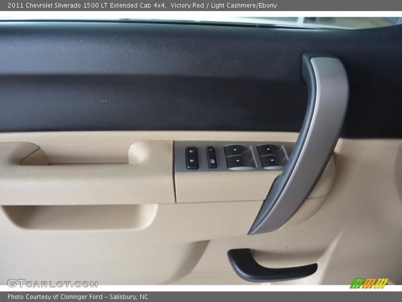 Victory Red / Light Cashmere/Ebony 2011 Chevrolet Silverado 1500 LT Extended Cab 4x4