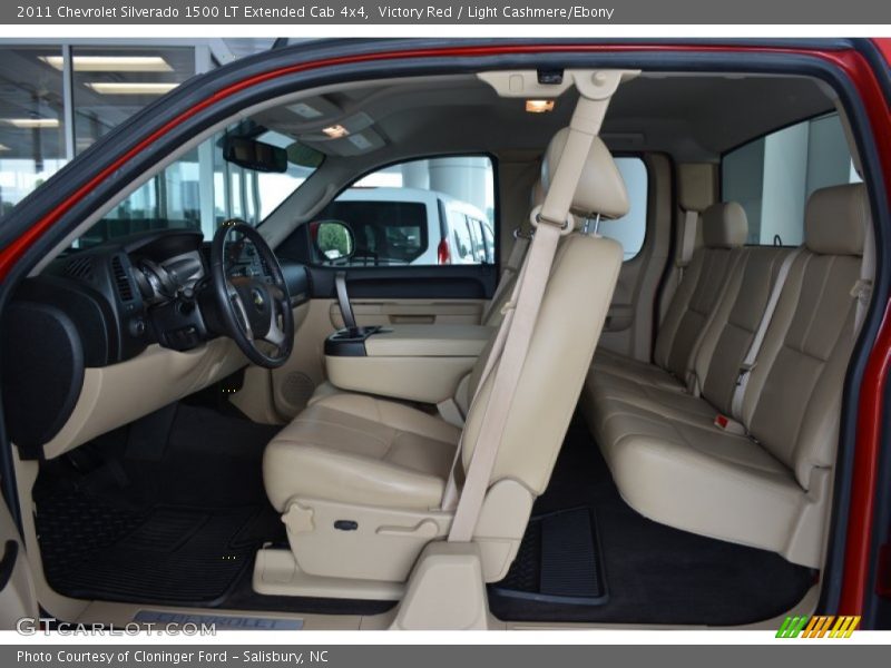 Victory Red / Light Cashmere/Ebony 2011 Chevrolet Silverado 1500 LT Extended Cab 4x4