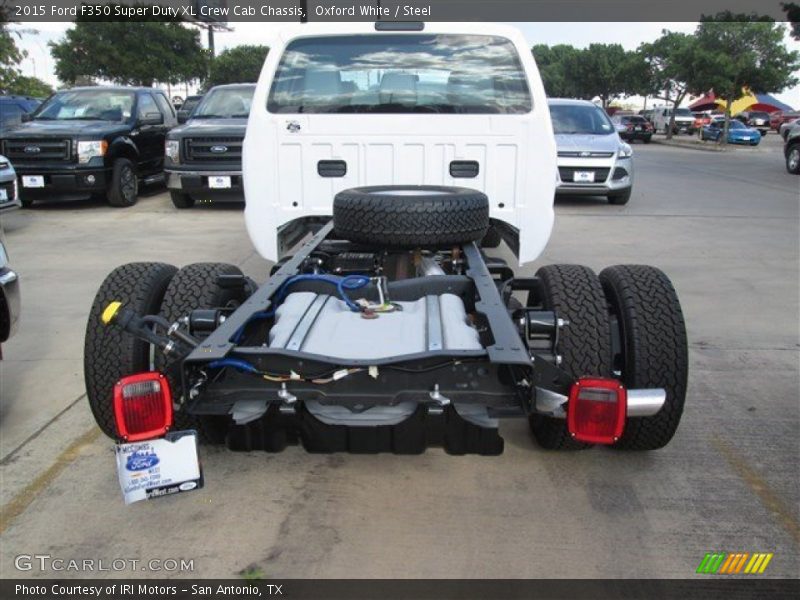 Oxford White / Steel 2015 Ford F350 Super Duty XL Crew Cab Chassis