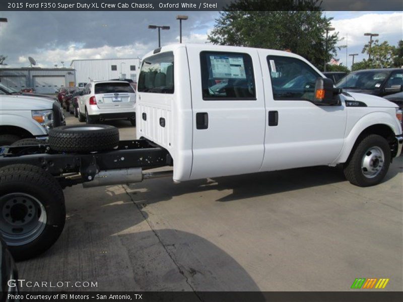 Oxford White / Steel 2015 Ford F350 Super Duty XL Crew Cab Chassis