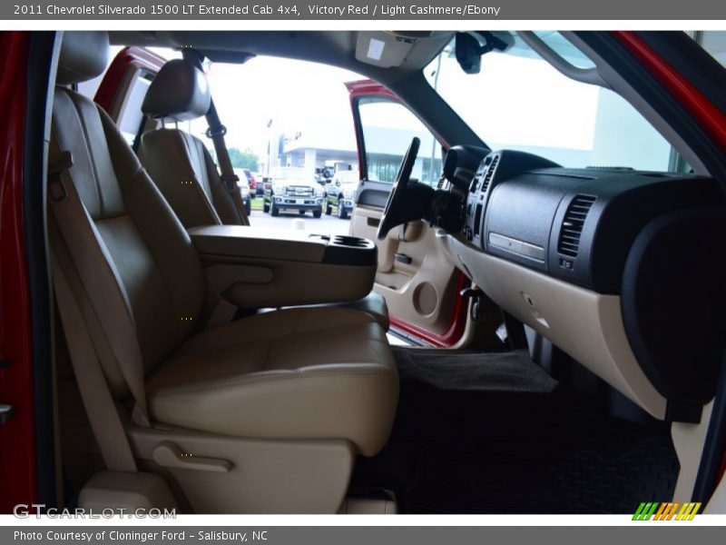 Victory Red / Light Cashmere/Ebony 2011 Chevrolet Silverado 1500 LT Extended Cab 4x4