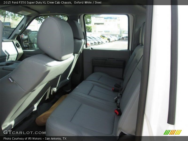 Oxford White / Steel 2015 Ford F350 Super Duty XL Crew Cab Chassis