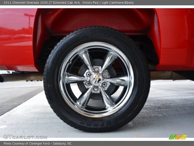 Victory Red / Light Cashmere/Ebony 2011 Chevrolet Silverado 1500 LT Extended Cab 4x4