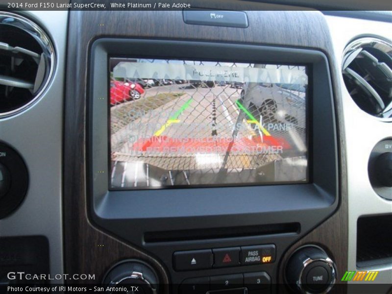 White Platinum / Pale Adobe 2014 Ford F150 Lariat SuperCrew