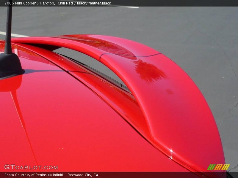 Chili Red / Black/Panther Black 2006 Mini Cooper S Hardtop