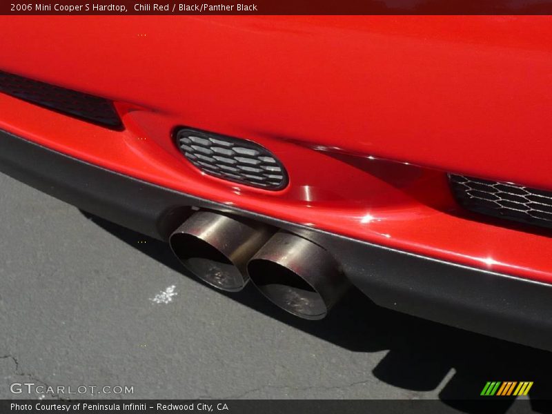 Chili Red / Black/Panther Black 2006 Mini Cooper S Hardtop