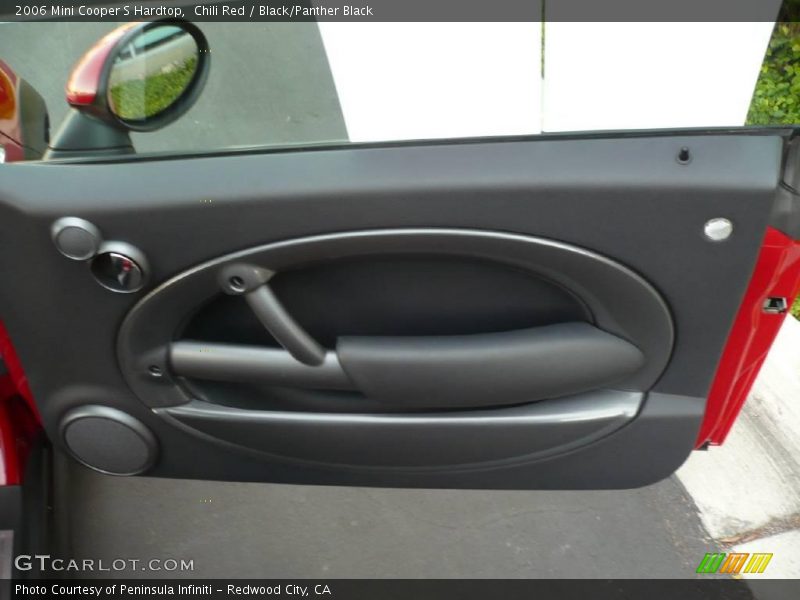 Chili Red / Black/Panther Black 2006 Mini Cooper S Hardtop