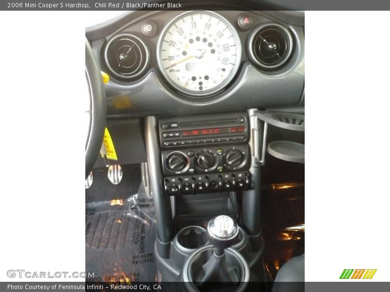 Chili Red / Black/Panther Black 2006 Mini Cooper S Hardtop