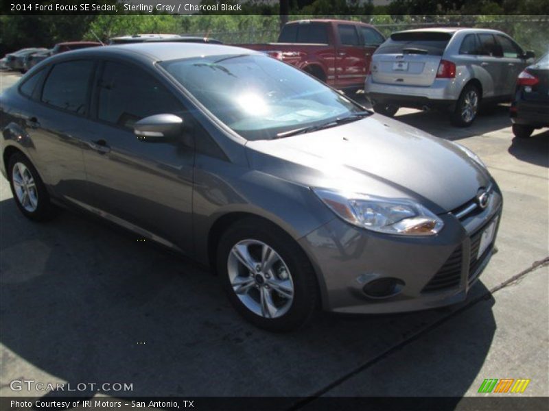 Sterling Gray / Charcoal Black 2014 Ford Focus SE Sedan
