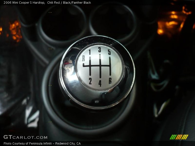 Chili Red / Black/Panther Black 2006 Mini Cooper S Hardtop