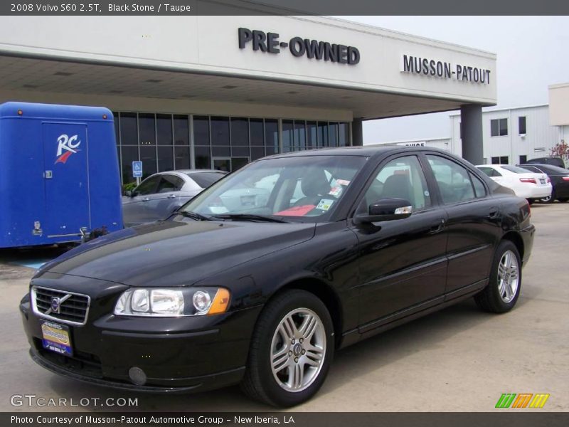 Black Stone / Taupe 2008 Volvo S60 2.5T