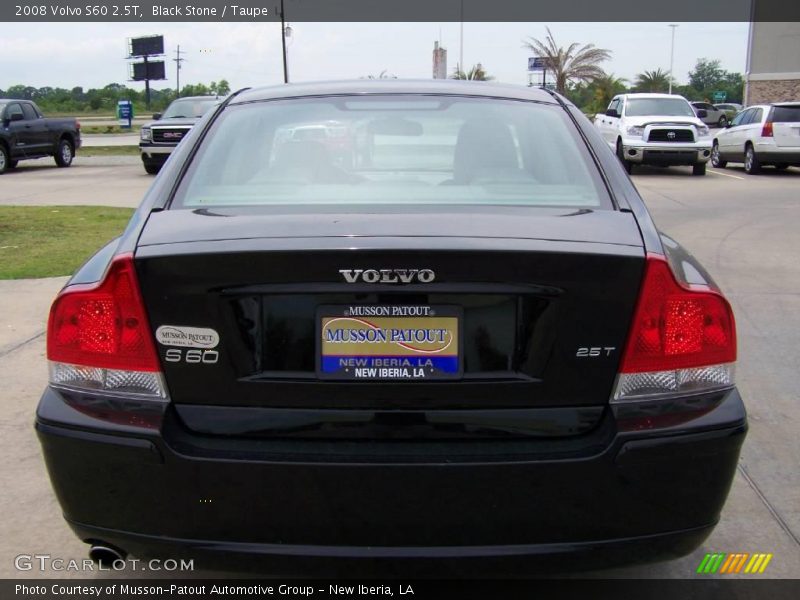 Black Stone / Taupe 2008 Volvo S60 2.5T