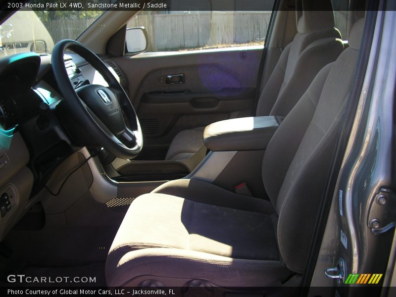 Sandstone Metallic / Saddle 2003 Honda Pilot LX 4WD