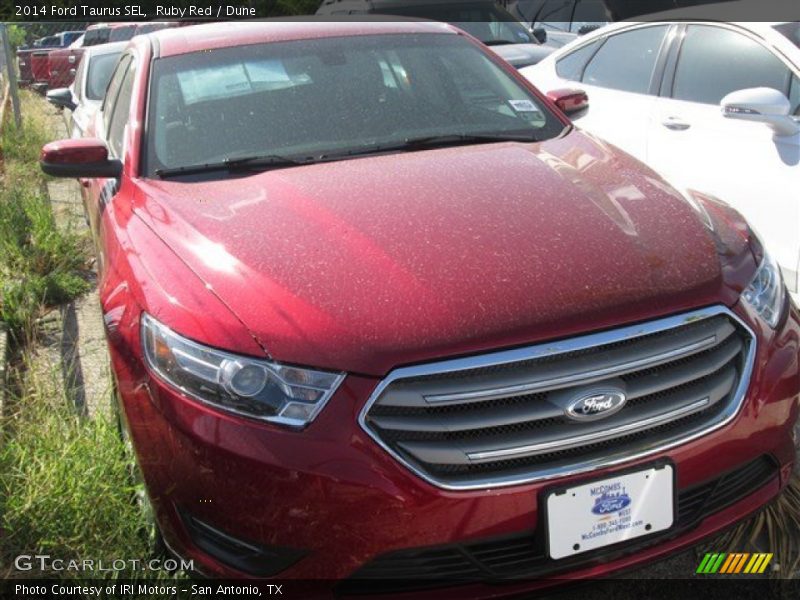 Ruby Red / Dune 2014 Ford Taurus SEL
