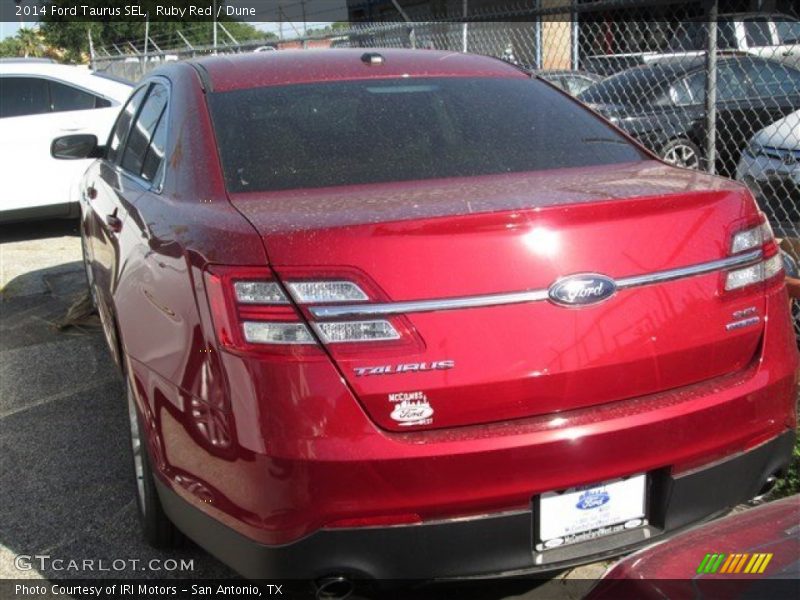 Ruby Red / Dune 2014 Ford Taurus SEL