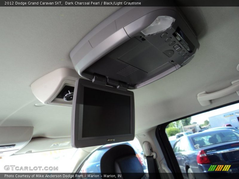Dark Charcoal Pearl / Black/Light Graystone 2012 Dodge Grand Caravan SXT
