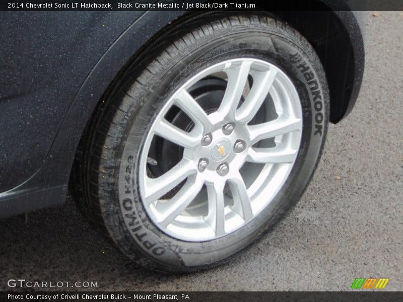 Black Granite Metallic / Jet Black/Dark Titanium 2014 Chevrolet Sonic LT Hatchback