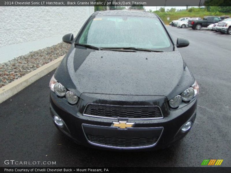Black Granite Metallic / Jet Black/Dark Titanium 2014 Chevrolet Sonic LT Hatchback