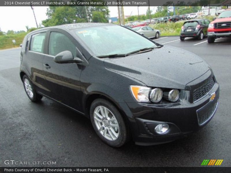 Black Granite Metallic / Jet Black/Dark Titanium 2014 Chevrolet Sonic LT Hatchback