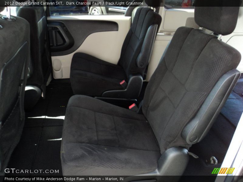 Dark Charcoal Pearl / Black/Light Graystone 2012 Dodge Grand Caravan SXT