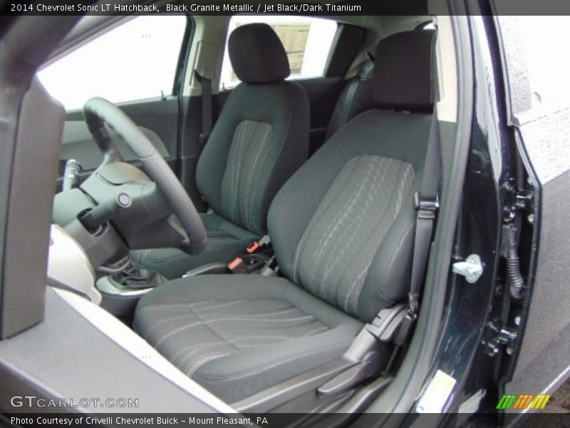 Black Granite Metallic / Jet Black/Dark Titanium 2014 Chevrolet Sonic LT Hatchback