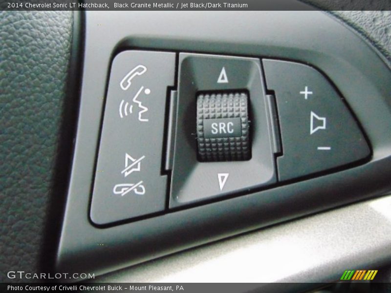 Black Granite Metallic / Jet Black/Dark Titanium 2014 Chevrolet Sonic LT Hatchback