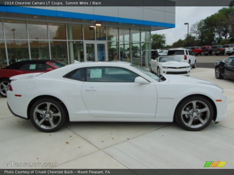 Summit White / Black 2014 Chevrolet Camaro LT Coupe