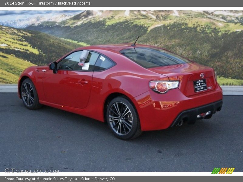 Firestorm / Black/Red Accents 2014 Scion FR-S