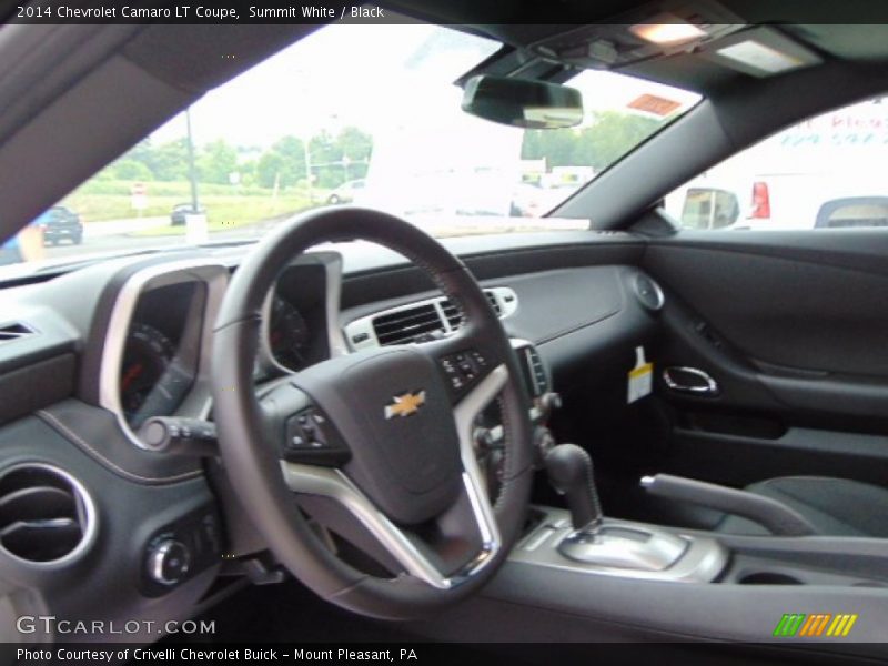 Summit White / Black 2014 Chevrolet Camaro LT Coupe