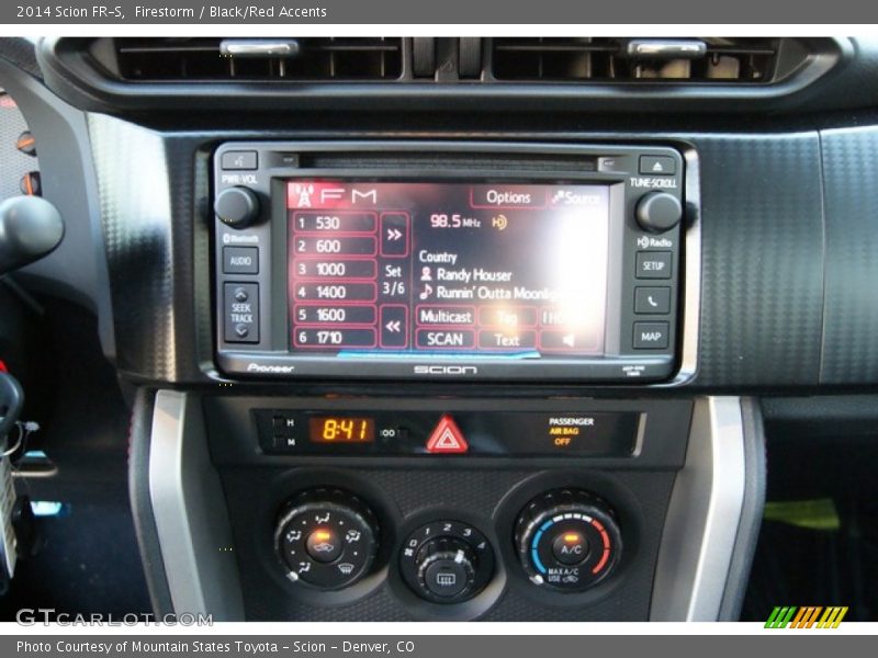 Controls of 2014 FR-S 