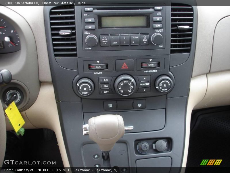 Claret Red Metallic / Beige 2008 Kia Sedona LX