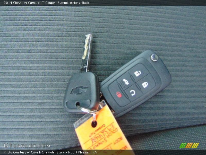 Summit White / Black 2014 Chevrolet Camaro LT Coupe