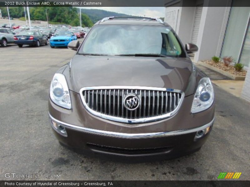 Cocoa Metallic / Cashmere 2012 Buick Enclave AWD