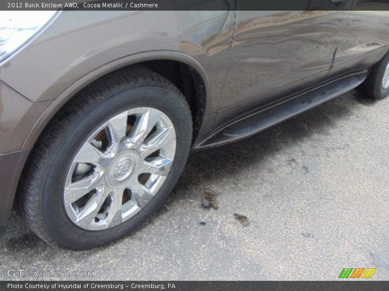 Cocoa Metallic / Cashmere 2012 Buick Enclave AWD