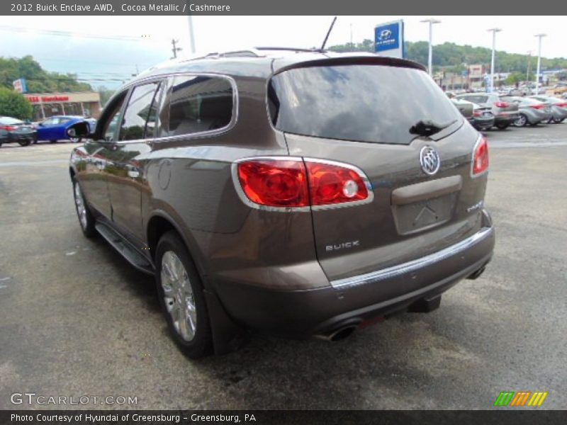 Cocoa Metallic / Cashmere 2012 Buick Enclave AWD