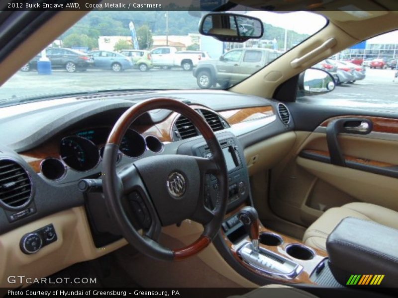 Cocoa Metallic / Cashmere 2012 Buick Enclave AWD