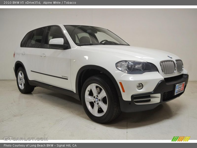 Alpine White / Tobacco 2010 BMW X5 xDrive35d